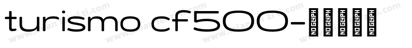 turismo cf500字体转换